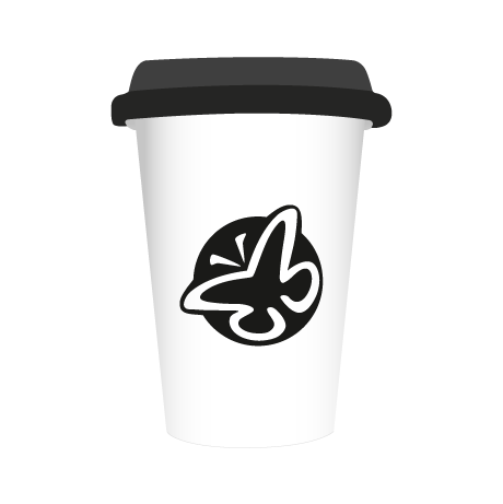 Pappbecher to Go BIO | 350 ml einwandig | rundum bedruckt